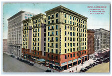 1915 Hotel Lankershim Building Car-lined View Los Angeles California CA Postcard picture
