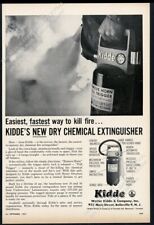 1957 Kidde dry chemical fire extinguisher photo vintage trade print ad picture