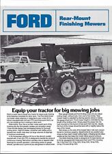 Original OEM Ford 930A Rear Mount Finishing Mowers Sales Brochure AD-2672 18750 picture