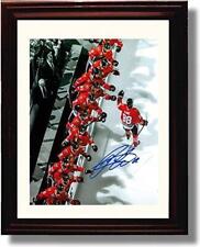 16x20 Framed Patrick Kane Goal Celebration Autograph Promo Print - Chicago picture