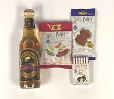 Harry Potter Candy 4pc Gift Set Butterbeer Bertie Botts Jelly Slugs Choc Frog picture