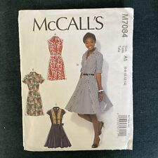 McCall's 7084 NEW Women's Princess Seam ShirtDress  Size 6-14 picture
