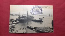 SALE Postcard Japan Kobe Port Harbor Hyogo Prefecture Ship Photo 1910's picture