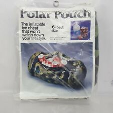 Vintage 1980s Polar Pouch Inflatable Cooler Ice Chest Bag Clothing 6 Pack Size picture