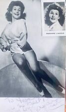 Marianne Lincoln  Vintage English Actress,  Signed Approx 5 x 4 Photo picture