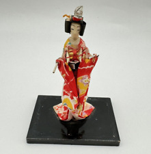 Vintage Handmade Japanese Geisha Girl Doll Woman Figurine 14 Inches Tall picture