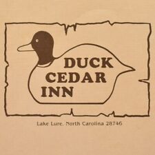 Vintage 1980s Duck Cedar Inn Restaurant Menu Lake Lure North Carolina #2 picture