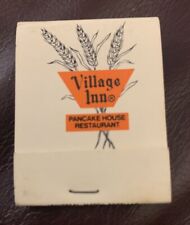 Vintage Matchbook Village Inn Buffet Dining Oregon  Full Unstruck picture