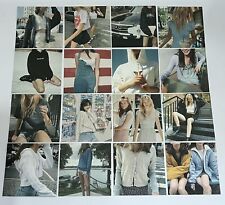 Brandy Melville photo card set of 16 cards LOT women's clothing fashion merch picture