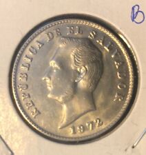 1972 El Salvador 10 Centavos BRILLIANT UNCIRCULATED Coin-26MM-KM#130 picture