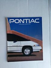 Vintage 1990 Pontiac Sport Se Color Original Brochure 323 picture