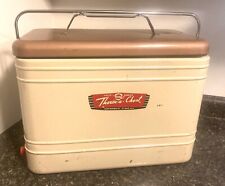 Vintage Knapp Monarch Therm-a-Chest  Cooler 1950's Brown Tan,Very Nic Condition picture
