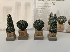 Department 56 Village Accessories Classic Christmas Shrubbery Set Of 4 picture