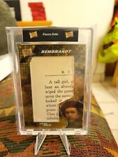 2023 The Bar Pieces Of The Past Rembrandt Gold Authentic Original Relic 1/1 picture