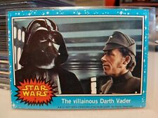 Vintage 1977 Topps Star Wars Series 1 Darth Vader Card #7 NM+/MT *Rookie Card* picture