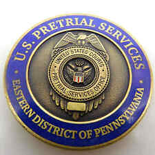 U.S. PRETRIAL SERVICES EASTERN DISTRICT OF PENNSYLVANIA CHALLENGE COIN picture
