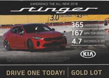 2017 Kia Stinger SEMA Show Promo info card picture
