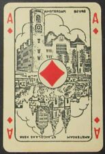 Amsterdam Netherlands Ace Diamonds Vintage Single Swap Playing Card picture