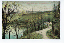 View on Magog River Postcard Sherbrooke Quebec Canada 97 Stamp 1908 picture