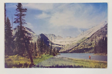 St Josephine Lake Glacier National Park Montana Postcard Unposted picture