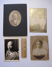 FOUR OLD PHOTOS / PHOTOGRAPHS. AFRICAN AMERICANS. BLACK HISTORY picture