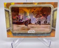 2024 Star Wars Topps Chrome Sapphire Podracing Orange Parallel /25 picture