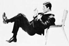 THE DICK VAN DYKE SHOW 24x36 inch Poster GREAT POSE LYING AGAINST CHAIR picture