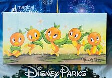 2023 Disney Parks Florida Orange Bird Michelle St Laurent Mini Canvas 10x20” picture