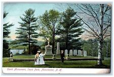 c1910's Stark Monument Star Park Manchester New Hampshire NH Posted Postcard picture