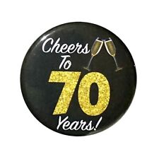 70th Birthday Button 