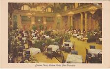 Garden Court Palace Hotel San Francisco Postcard Dining Room View Chandeliers picture