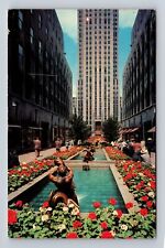 New York City NY, Rockefeller Center, Antique, Vintage c1967 Souvenir Postcard picture