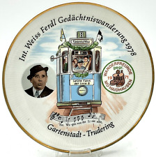 Vintage 1978 Kahla Porcelain Commemorative Plate Gartenstadt-Trudering  picture