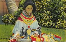 Seminole Native American Postcard Miami FL Colourpicture Travel 1940s Unposted picture