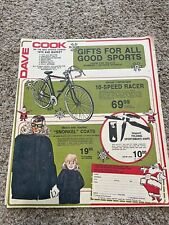 1972 Dave Cook Sporting Co Vintage Print Ad Christmas Insert Coupons picture