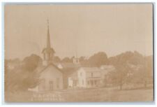 c1910's U. B. Church House Conewango New York NY RPPC Photo Antique Postcard picture