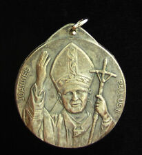 Vintage Pope John Paul II Medal Religious Holy Catholic 1983 Large Medal picture