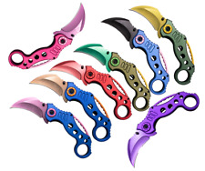 Karambit Spring Assist Open Pocket Knife Tactical Folding Claw Knife picture