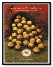 Ferrero Rocher Thanksgiving Print Ad Vintage 2001 Magazine Advertisement picture