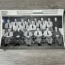 WW2 RCAF No 28. Elementary Flight Training School Group Photo Signed 5x7 Alberta picture