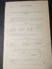1901 train document Pennsylvania & New York Canal & Railroad COMPANY Wiles Barre picture