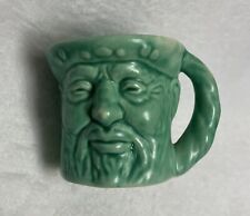 Japanese / Chinese? Face Cup Mug Small Vintage Rare King Hal 4oz picture