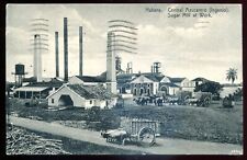 CUBA Havana Postcard 1924 Central Azucarero Sugar Mill picture