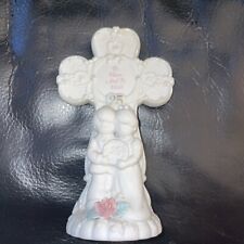 1995 Precious Moments “Happy Anniversary, To Have & To Hold” Cross Figurine picture