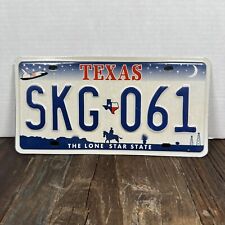 Vintage Texas - The Lone Star State US Car License Number Plate Skg 061 picture