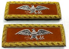 INDIAN WARS SPAN US ARMY M1887 CAVALRY COLONEL TUNIC SHOULDER BOARDS W/CILPS picture