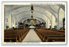 c1920s The Shrine of St. Joseph or Mount Royal Crypt Interior Canada Postcard picture