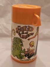 1974 Aladdin Sigmund And The Sea Monsters Plastic Thermos Bottle by Sid & Marty  picture