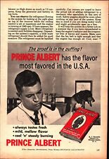 Vintage 1961 Prince Albert Pipe Tobacco Ad - Popular Mechanics c8 picture