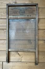 Vintage Laundry Washboard Glass, Brooklyn New York. picture
